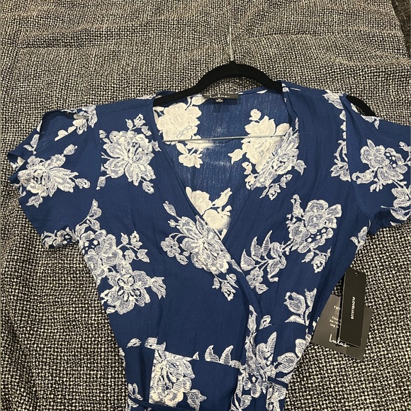 Floral Wrap Maxi Dress - Picture 2 of 4